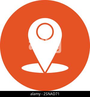 Abbildung Des Symbols „Pin Vector“ Stock Vektor