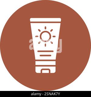 Sonnencreme Vektor Symbol Design Illustration Stock Vektor