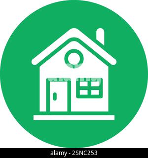 Haus Vektor Symbol Design Illustration Stock Vektor