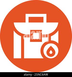 Beschäftigungsvektor-Symbol Design-Illustration Stock Vektor