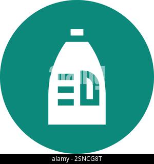 Stoffweichmacher Vektor-Symbol Design-Illustration Stock Vektor