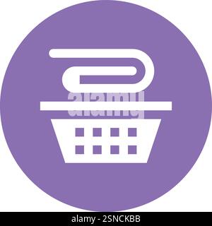 Waschlappen Vektor Icon Design Illustration Stock Vektor