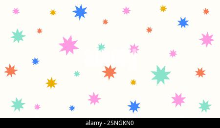 Pastellfarbenes Muster im Zeichenstil Anthrazit oder Buntstift. Stock Vektor