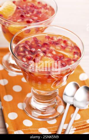 Gelee Süßigkeiten mit Zitrusfrüchten, lodz, polen Stockfoto