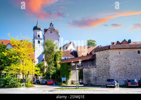 Altstadt von Isny im Allgäu, Deutschland Stockfoto