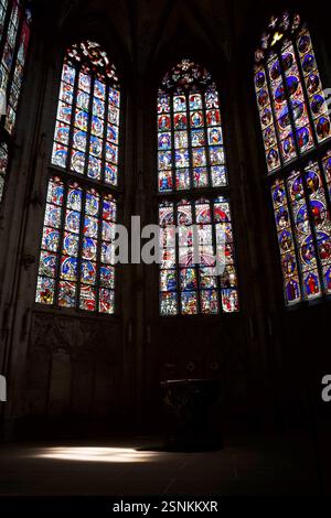 Allium ursinum, bekannt als wilder Knoblauch, Ramsons, Cowleekes, Kühlachs, Cowleek, Buckramme, breitblättriger Knoblauch, Holzknoblauch, Bärenlauchblättchen. Stockfoto