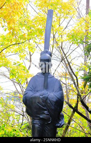 Statue von Prinz Shotoku im Philosophical Hall Park Stockfoto