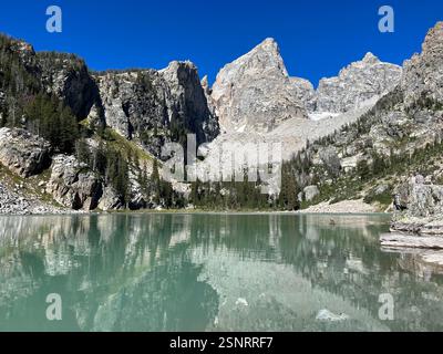 Delta Lake | Grand Teton National Park, Wyoming Stockfoto