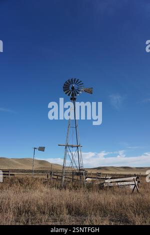 Windmühle der alten Schule Stockfoto