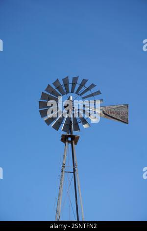 Windmühle der alten Schule Stockfoto