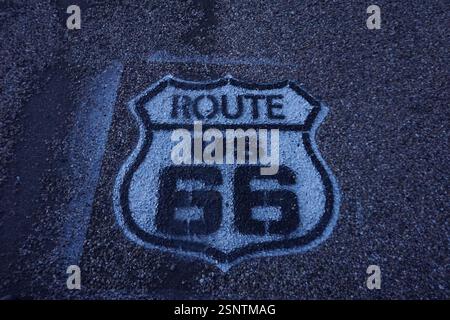 Route US 66 Highway Stockfoto