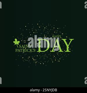 Applaus zum Heiligen Patrick Happy Day am 17. März Stock Vektor