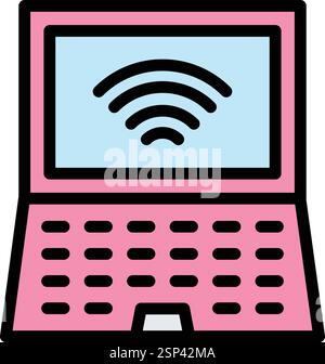 Notebook Vektor-Symbol-Design-Illustration Stock Vektor