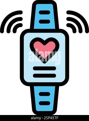 Smartwatch Vektor Symbol Design Illustration Stock Vektor