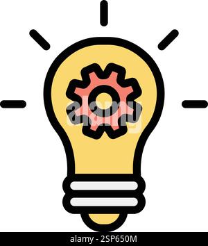 Strategievektor-Symbol Konstruktionsdarstellung Stock Vektor