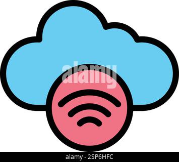 Illustration Zum Design Des Wlan-Vektorsymbols Stock Vektor