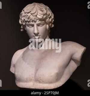 Antinous oder Antinoos, Archäologisches Nationalmuseum, Athen, Griechenland Stockfoto