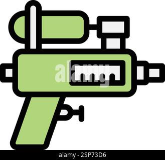 Wasserpistole Vektor Symbol Design Illustration Stock Vektor