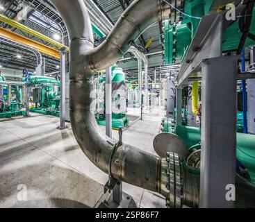 Neue Gasanlage in Colorado Stockfoto