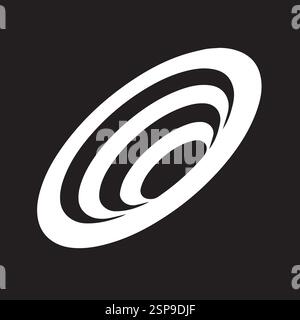 Hurrikan-Symbol. Katastrophenzeichen und -Symbole für Design-, Präsentations-, Website- oder Apps-Elemente. Stock Vektor