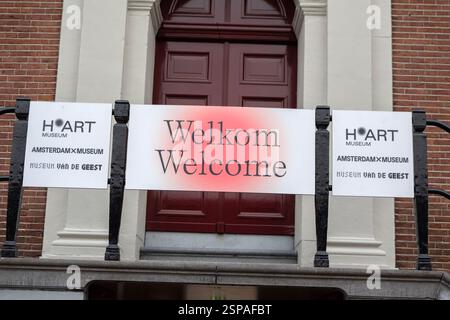 Billboard H'Art Museum in Amsterdam, Niederlande 13-2-2025 Stockfoto