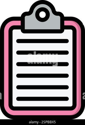 Clipboard Vector Symbol Design Illustration Stock Vektor