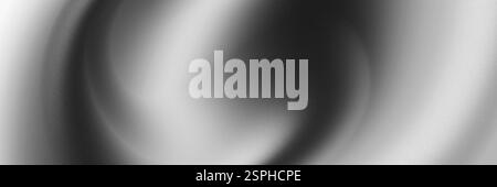 Abstrakter schwarz-weißer Hintergrund mit einer körnigen Textur. Stockfoto