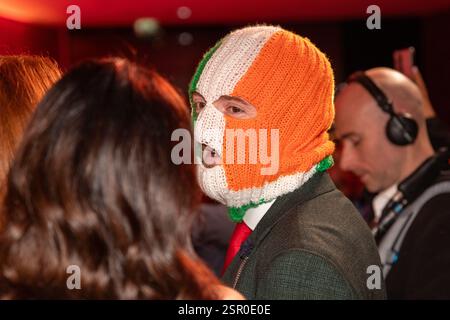 Dublin, Irland – 14. Februar 2025 – Kniescheibe auf dem roten Teppich vor den 22. Irischen Film & Television Academy IFTA Awards im Dublin Royal Convention Centre. Quelle: Liam Murphy/Alamy Live News Stockfoto