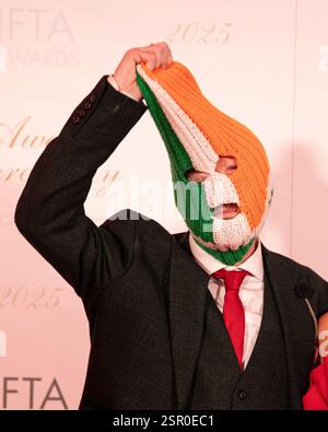 Dublin, Irland – 14. Februar 2025 – Kniescheibe auf dem roten Teppich vor den 22. Irischen Film & Television Academy IFTA Awards im Dublin Royal Convention Centre. Quelle: Liam Murphy/Alamy Live News Stockfoto