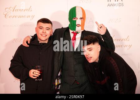 Dublin, Irland – 14. Februar 2025 – Kniescheibe auf dem roten Teppich vor den 22. Irischen Film & Television Academy IFTA Awards im Dublin Royal Convention Centre. Quelle: Liam Murphy/Alamy Live News Stockfoto