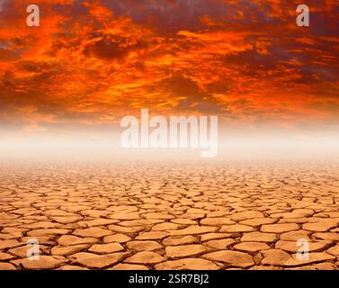 Klimawandel, konzeptionelle Darstellung. Stockfoto