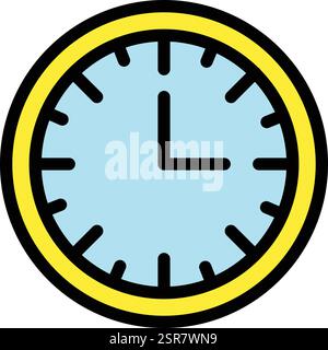 Uhr Vektor Symbol Design Illustration Stock Vektor