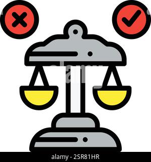 Ethik-Vektor-Symbol-Design-Illustration Stock Vektor