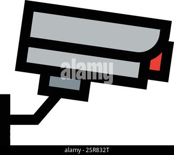 Cctv-Kamera-Vektor-Symbol-Design-Illustration Stock Vektor
