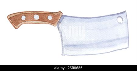 Küche oder kulinarische Konzeptmalerei. Illustration des Kochbuchs. Stockfoto