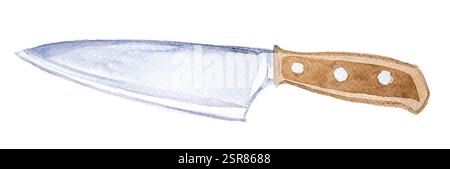 Küche oder kulinarische Konzeptmalerei. Illustration des Kochbuchs. Stockfoto
