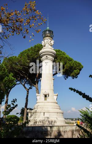 Rom. Italien. Faro degli Italiani d’Argentina / Leuchtturm der Italiener in Argentinien, Gianicolo / Janiculum Hill. Realisiert im Jahre 1911 vom Architekten Stockfoto