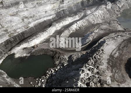 Übersicht über die Kohlemine in Jharkhand, Indien, Asien Stockfoto