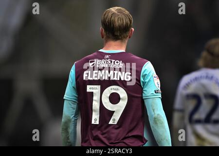 Deepdale, Preston, Großbritannien. Februar 2025. EFL Championship Football, Preston North End gegen Burnley; Zian Flemming von Burnley Credit: Action Plus Sports/Alamy Live News Stockfoto