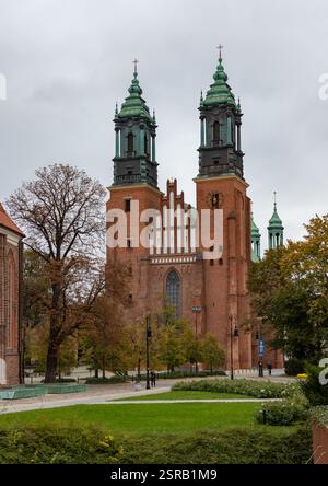 Ein Bild der Kathedrale von Posen. Stockfoto