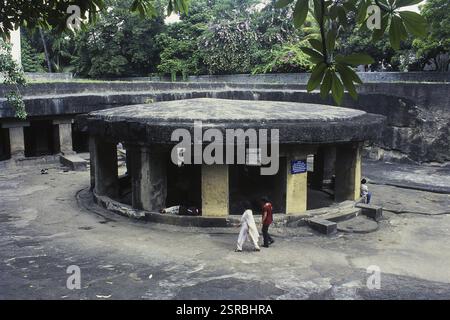 Blick auf Pataleshwar Höhlen, Pune, Maharashtra, Indien, Asien Stockfoto
