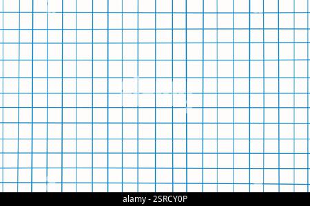 Graphen-Tintenkritzelprüfpapier. Druckbares quadratisches Rasterpapier mit Farblinien. Geometrischer Hintergrund für Schule, Verpackung, Einladungen, Karte Stock Vektor