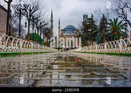 Hagia Sophia große Moschee und Museum, Istanbul, Türkei Stockfoto