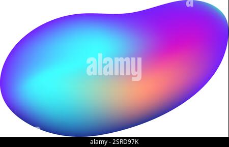 Ein glatter verlaufender Hintergrund verbindet mehrere Farben und schafft so eine lebendige und moderne Ästhetik, perfekt für digitale Kunst, Webdesign oder jedes kreative Projekt, das einen Hauch von Farbe erfordert Stock Vektor