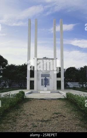 French war Memorial, Pondicherry, UT, Indien, Asien Stockfoto