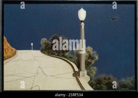 Slow Turn von Edward Biberman, Öl auf Leinen, 1945, Whitney Museum of Art, New York City, USA Stockfoto