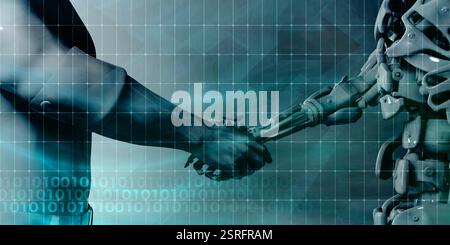 Disruptive Technologie und Wissenschaft Engineering in der Robotik. Stockfoto