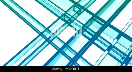 Technischer Blueprint Hintergrund als technische Entwurfszeichnung Stockfoto