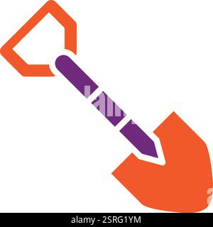 Schaufel Vektor Symbol Design Illustration Stock Vektor