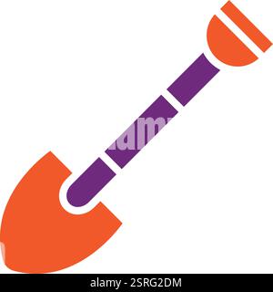 Schaufel Vektor Symbol Design Illustration Stock Vektor